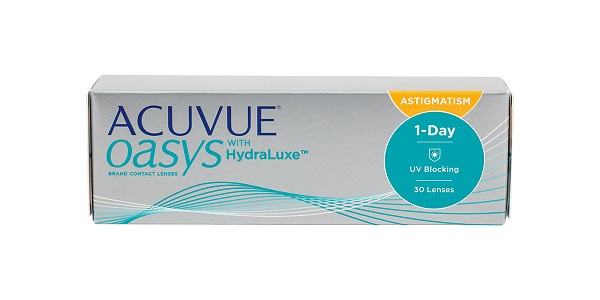 Acuvue Oasys 1-Day with HydraLuxe for Astigmatism (30tk)