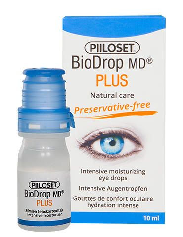 Piiloset BioDrop MD Plus niisutavad silmatilgad 10ml